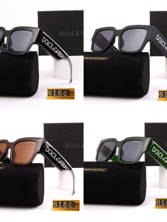 DOLCE&GABBANA New Sunglasses Fashion Square Retro Sunglasses